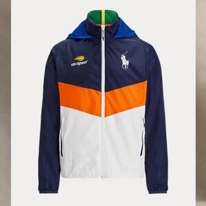 Polo Ralph Lauren US Open Umpire Hooded Windbreaker, Size M, NWT